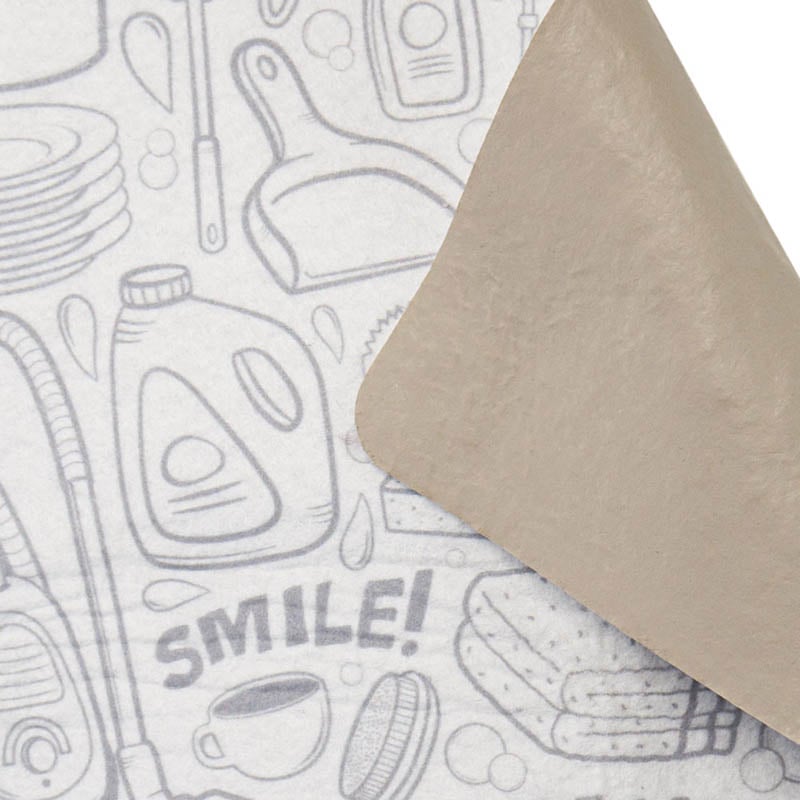 Dish Drying mat folded corner