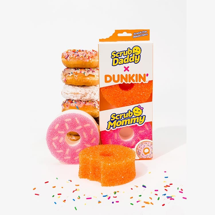 Scrub Daddy X Dunkin' Donut Shaped Sponges